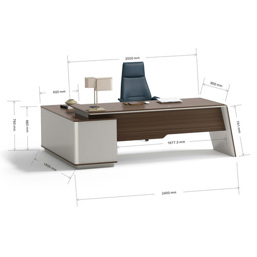 Anders Executive Desk with Reversible Return