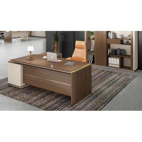 InnovaStudio Anderson Executive Desk with Reversible Return | Temple ...