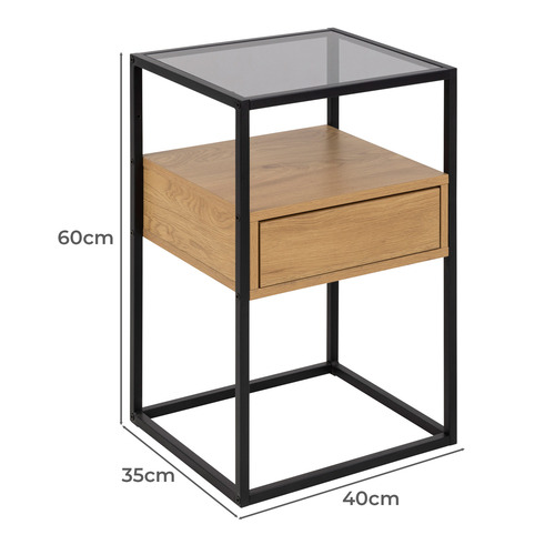 Franzia Bedside Table