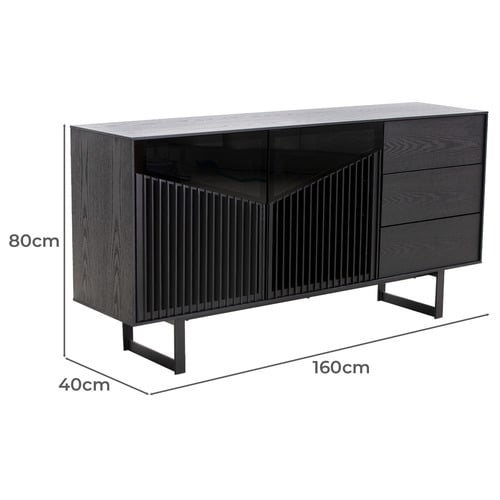 Hailey 3 Drawer Sideboard