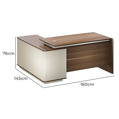 Argel Executive Desk with Reversible Return