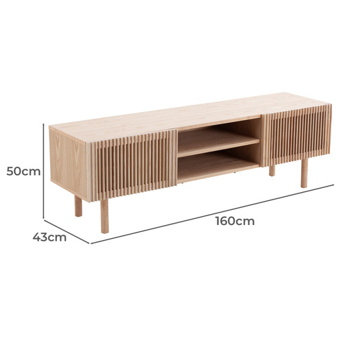 InnovaStudio Riley 2 Door Entertainment Unit Temple & ster