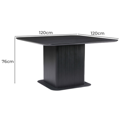 Samuel Rubberwood Dining Table