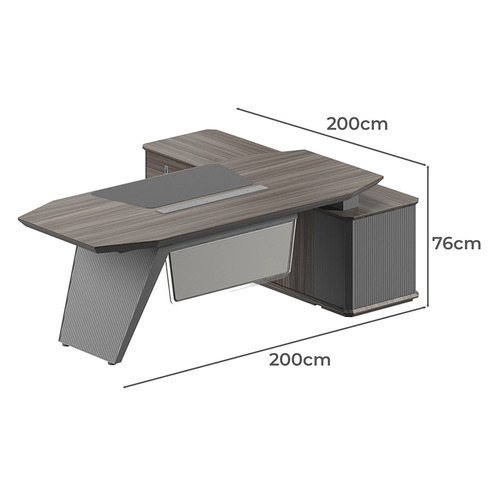 Calliope III Executive Desk with Return
