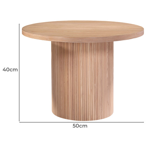 Samuel Rubberwood Side Table