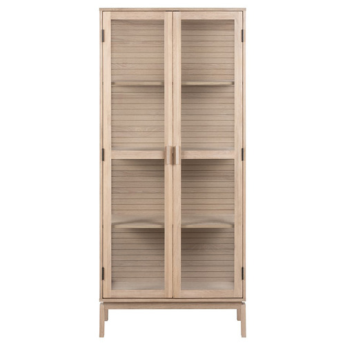 Lyndal Oak Wood Display Unit | Temple & Webster