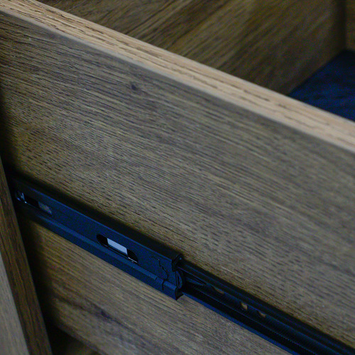 Dark Timber Daxton Mobile Office Cabinet