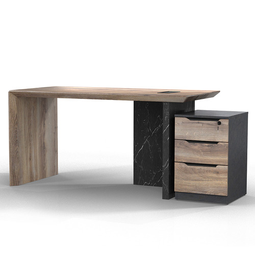 Lester Executive Desk with Mobile Cabinet