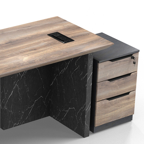 Lester Executive Desk with Mobile Cabinet