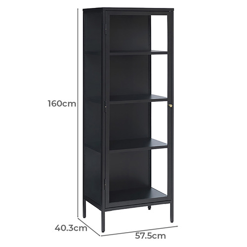 Dexter Single Door Display Cabinet