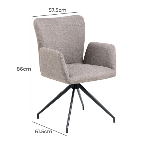 Luka Swivel Dining Chair