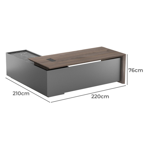 Gareth Executive Desk with Return