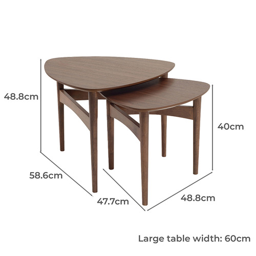 2 Piece Galen Nesting Side Table Set