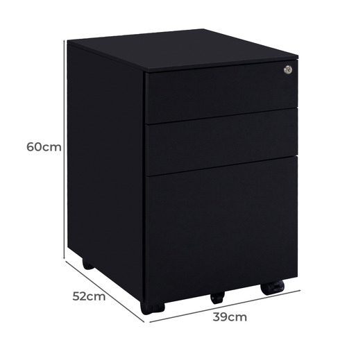 Marx 3 Drawer Mobile Pedestal