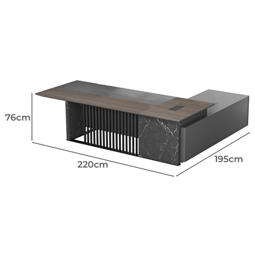 Mace Executive Desk with Return