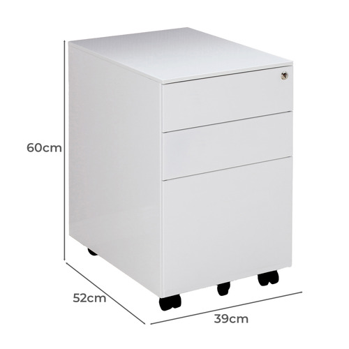 Marx 3 Drawer Mobile Pedestal