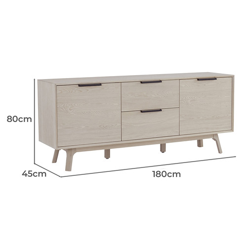 Nevin 2 Door 2 Drawer Sideboard