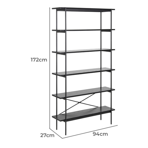 Karel 6 Tier Shelving Unit