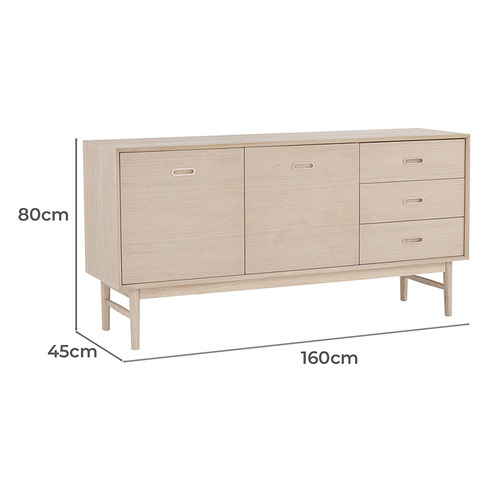 Hardwin 2 Door 3 Drawer Sideboard