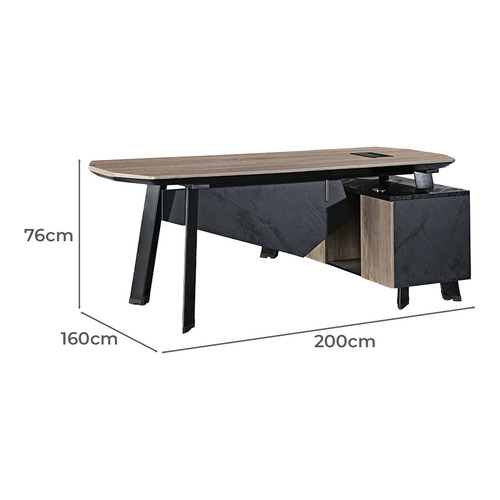 Beckett Executive Desk with Reversible Return