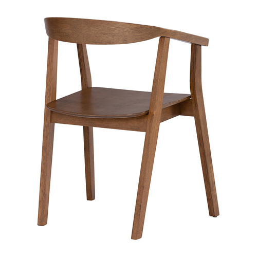 InnovaStudio Leonie Malaysian Oak Wood Dining Chair | Temple & Webster