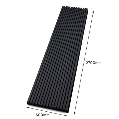 Naturaflex 2700 x 600mm Black Flexible Acoustic Wall Panels