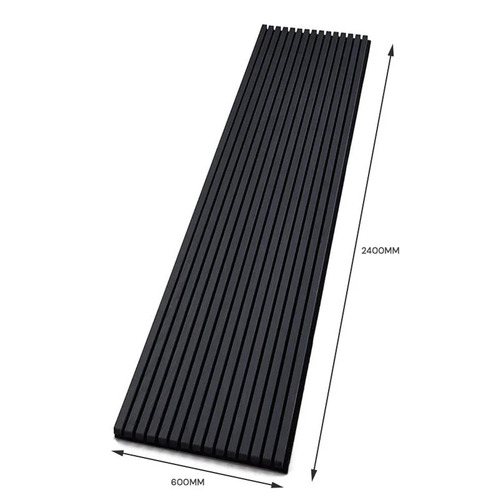 Naturaflex 2400 x 600mm Black Flexible Acoustic Wall Panels