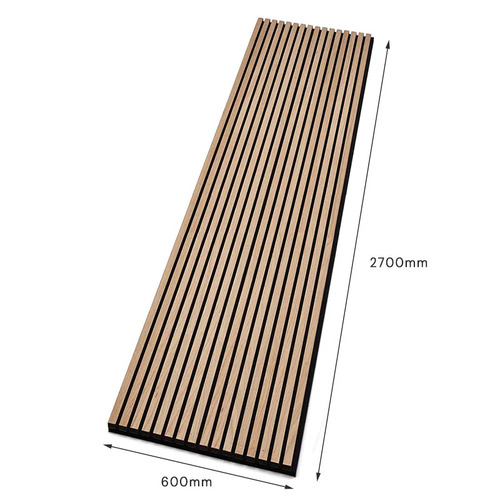 Naturaflex 2700 x 600mm Oak Flexible Acoustic Wall Panels