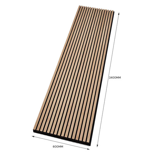 Naturaflex 2400 x 600mm Oak Flexible Acoustic Wall Panels