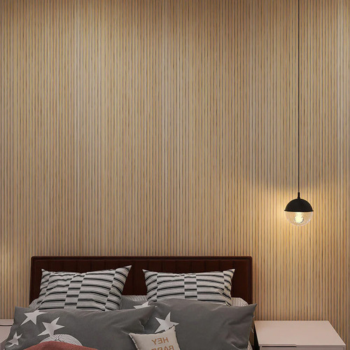 Naturaflex 2700 x 600mm Oak & Grey Flexible Acoustic Wall Panels