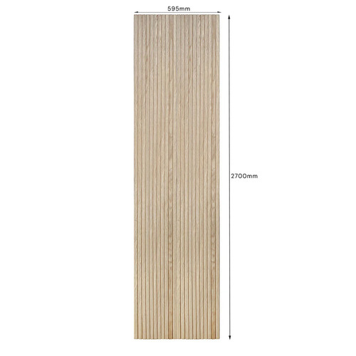 Naturaflex 2700 x 595mm Oak Flexible Platform Wall Panels