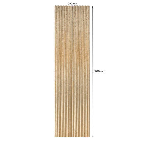Naturaflex 2700 x 595mm Oak Flexible Triangle Wall Panels
