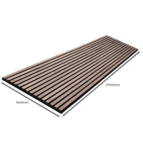 Naturaflex 2700 x 600mm Walnut Flexible Acoustic Wall Panels