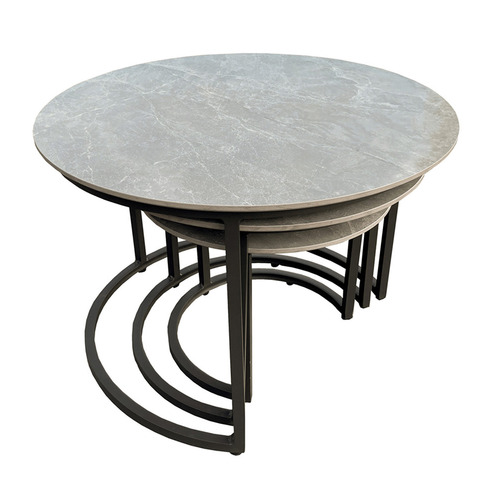 3 Piece Blanca Nesting Side Table Set
