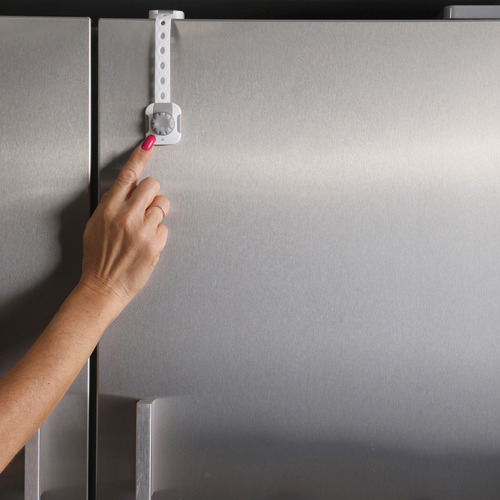 6 Piece White & Grey Multi Purpose Latch Pack