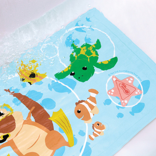 Dreambaby Aqua Friends Kid's AntiSlip Bath Mat Temple & ster