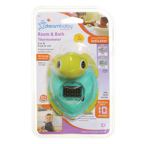 Herbert The Turtle Baby Bath Room Thermometer