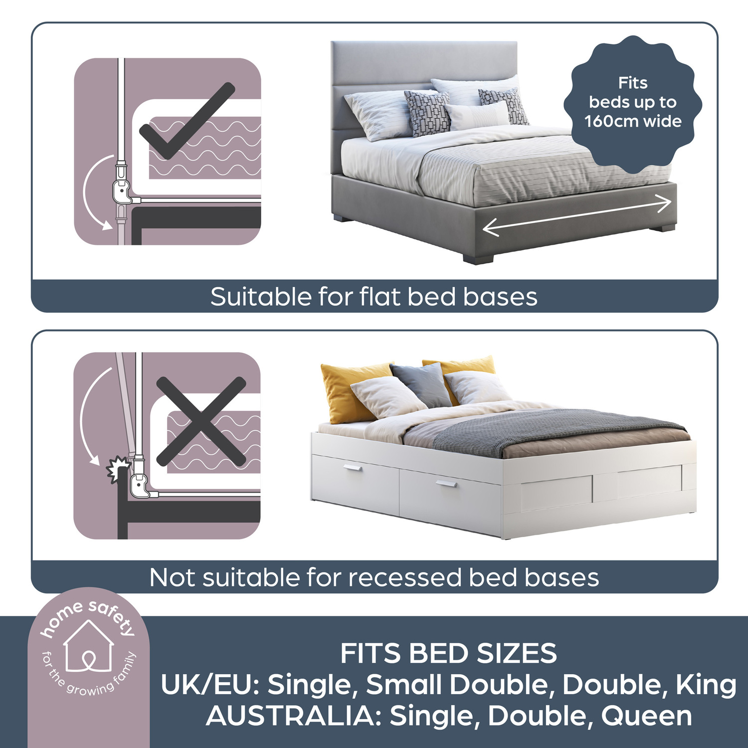 Dreambaby Solene Mesh Bed Rail