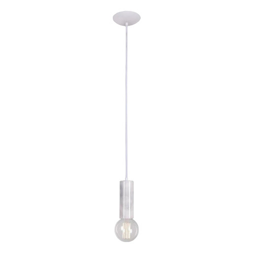 White Carrara Pendant Light
