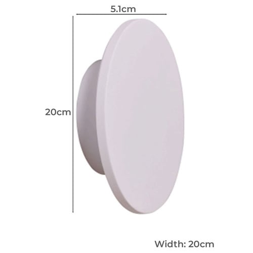 White Alaric Wall Light