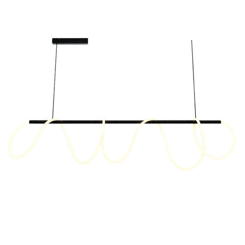 Squiggle-Stainless-steel-Dimmable-LED-Pendant-Light