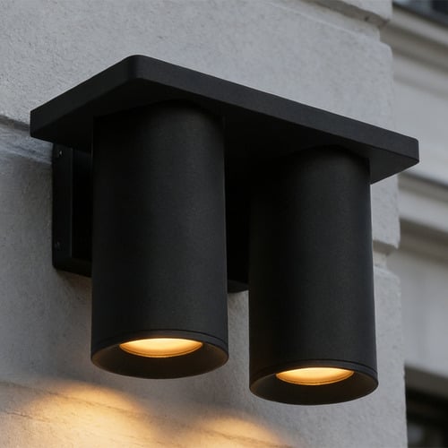 Cocho Pillar Aluminium Wall Light