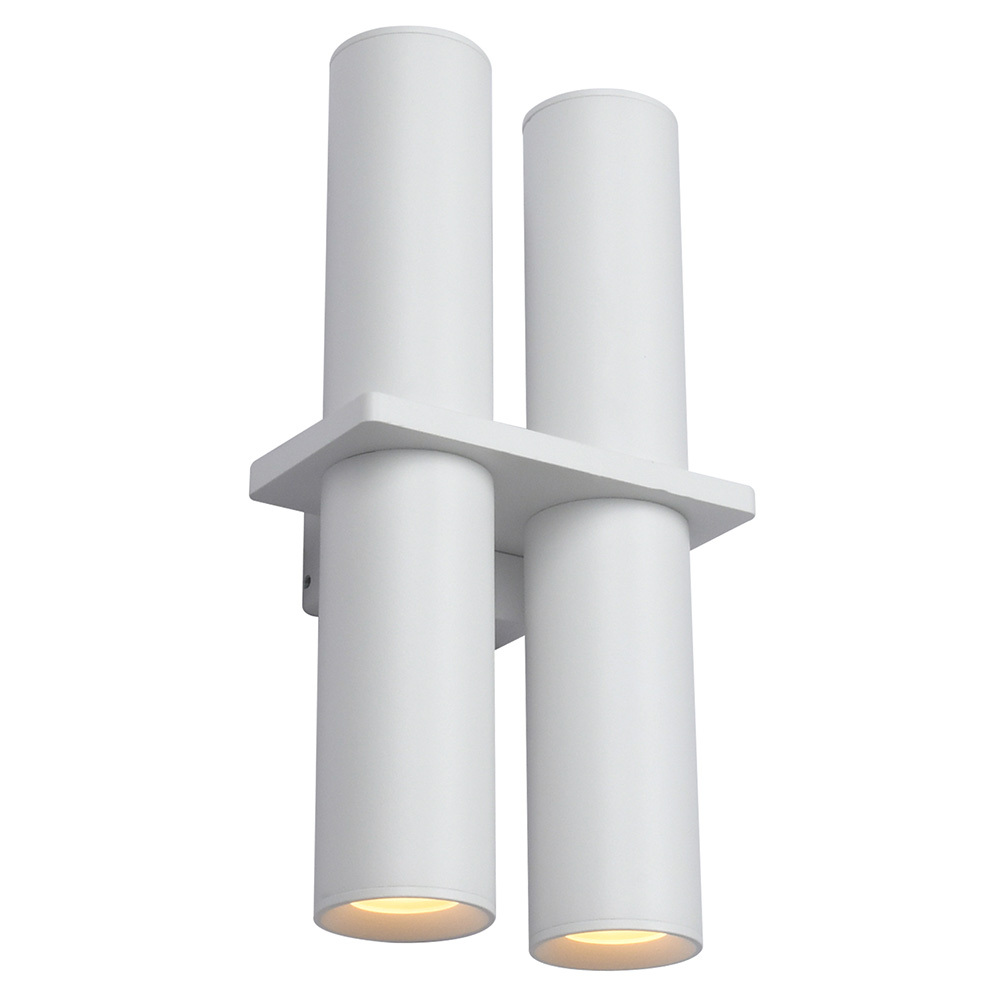 Cocho Pillar Double Up/Down Aluminium Wall Light