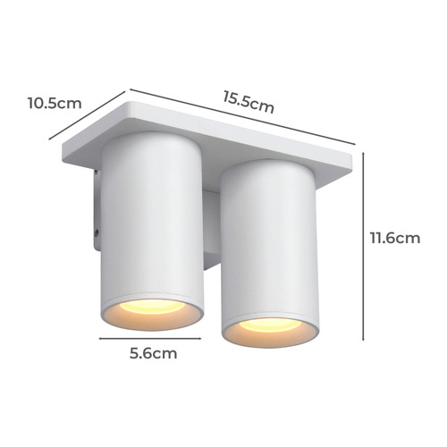 Cocho Pillar Aluminium Wall Light