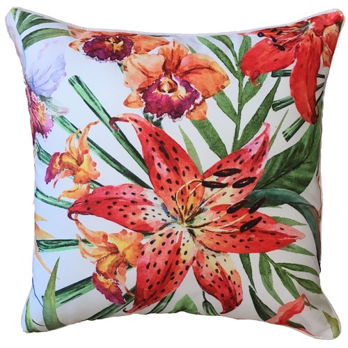 Tigerlily Tropical Outdoor Cushion