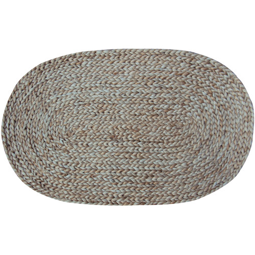 Jute Braided Oval Rug | Temple & Webster