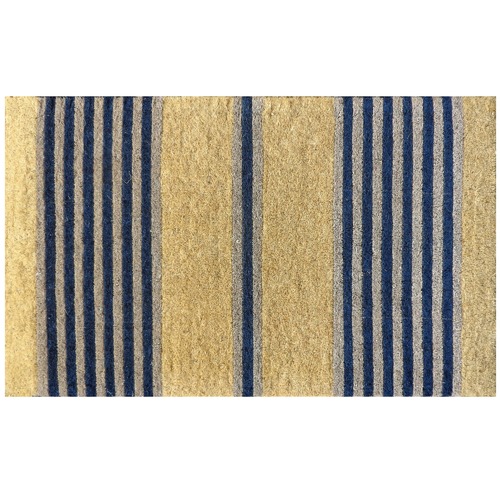 Nautical Stripe Coir Doormat