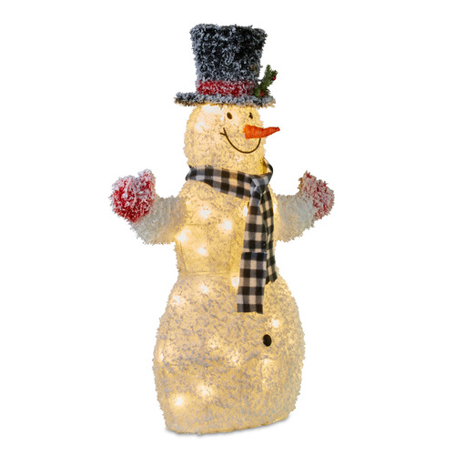 Enchanted&Evergreen 100cm Snowman LED Christmas Decoration | Temple ...