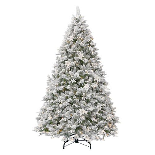 Enchanted&Evergreen Frosted Colonial LED Christmas Tree | Temple & Webster