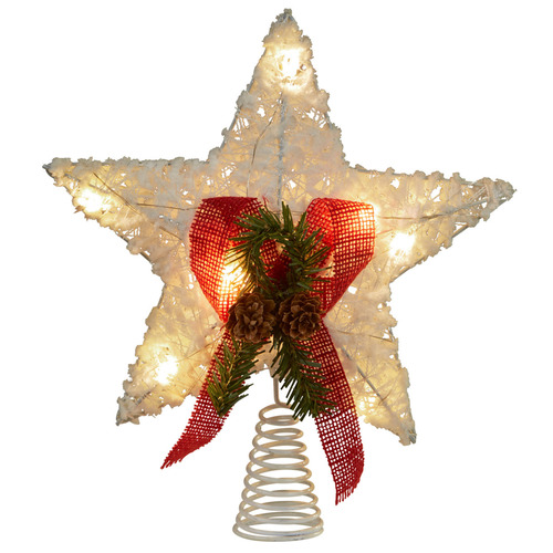 Enchanted&Evergreen Beth Star Christmas Tree Topper with LED | Temple ...